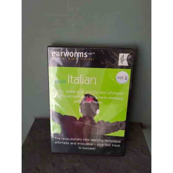 ［全新未拆封CD］Earworms Rapid Italian, Volume 2