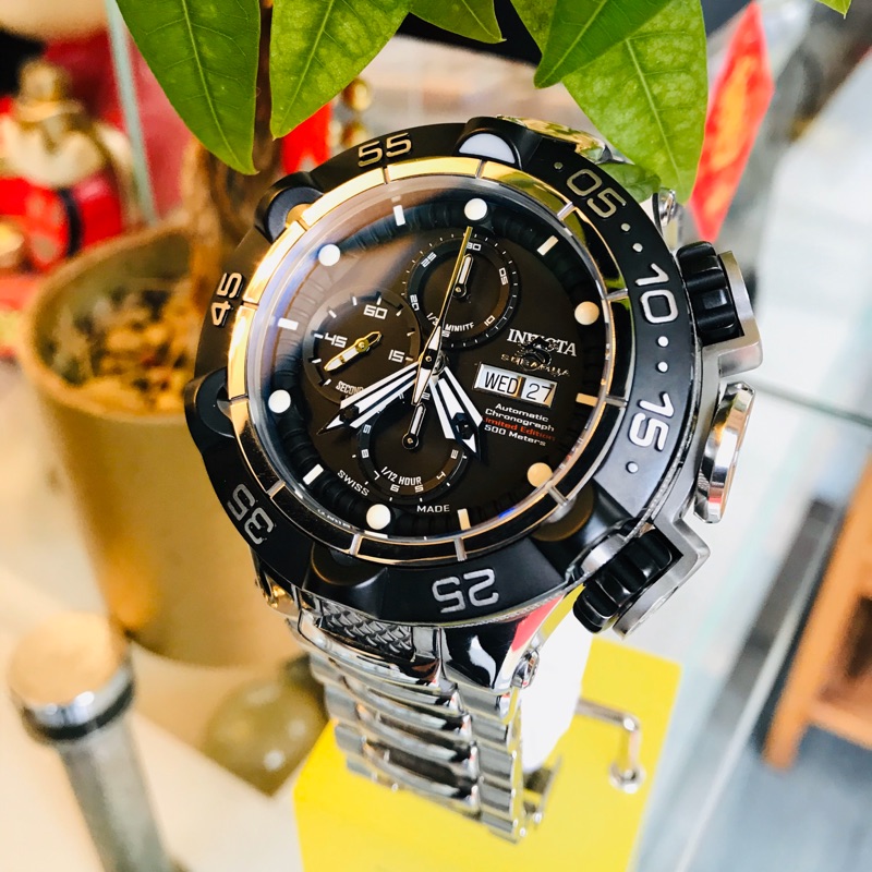 INVICTA 龍系列 - 第五代 sw500瑞士機械錶 電鍍款