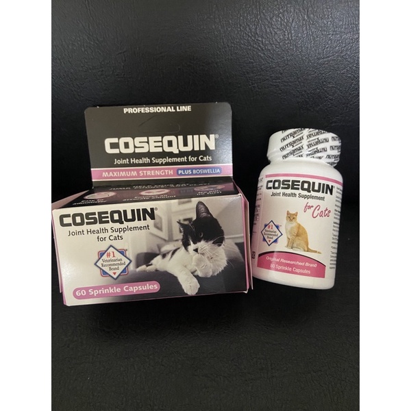 萃麥思貓關節Cosequin 2瓶。一般80顆一瓶+含印度乳香60顆一瓶