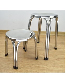 廚房大師-(四腳高款)不鏽鋼勇士椅 耐重:200kg 不鏽鋼椅 小圓凳 小板凳 桌椅 另售折疊桌 導演椅 沙灘椅