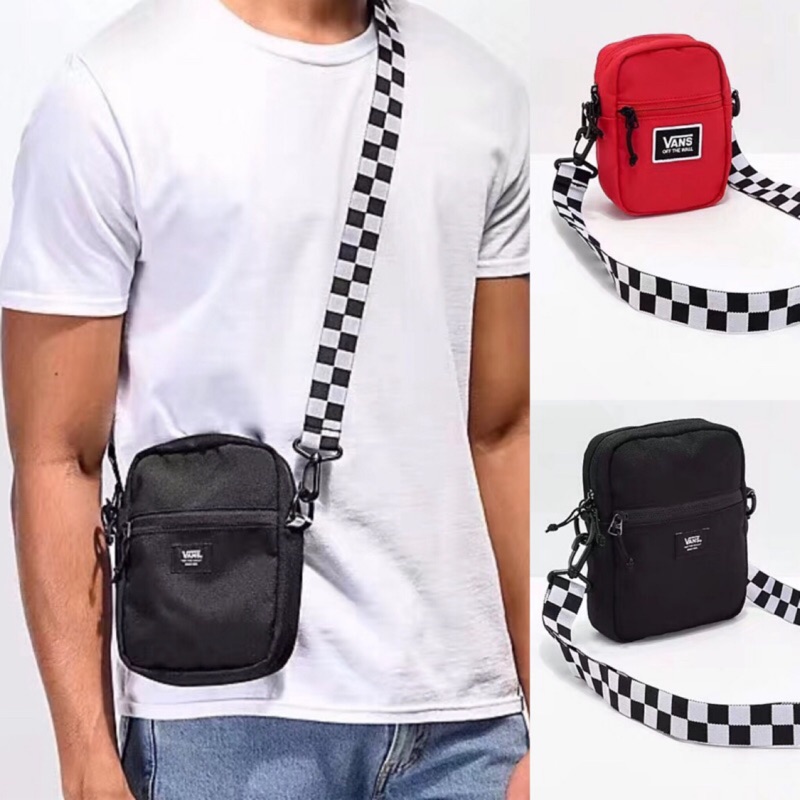 vans racing red shoulder bag