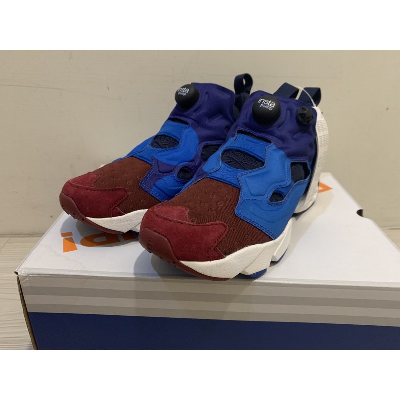 限量全新沒穿過Reebok USA 7號紫紅+藍運動鞋出清價InstaPump Fury ASYM sneaker