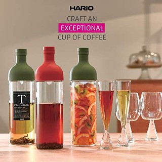 【台北實體店】HARIO 酒瓶冷泡茶壺 FIB-30 FIB-75 紅/ 綠 300ml/ 750ml 冰釀壺/冷萃壺