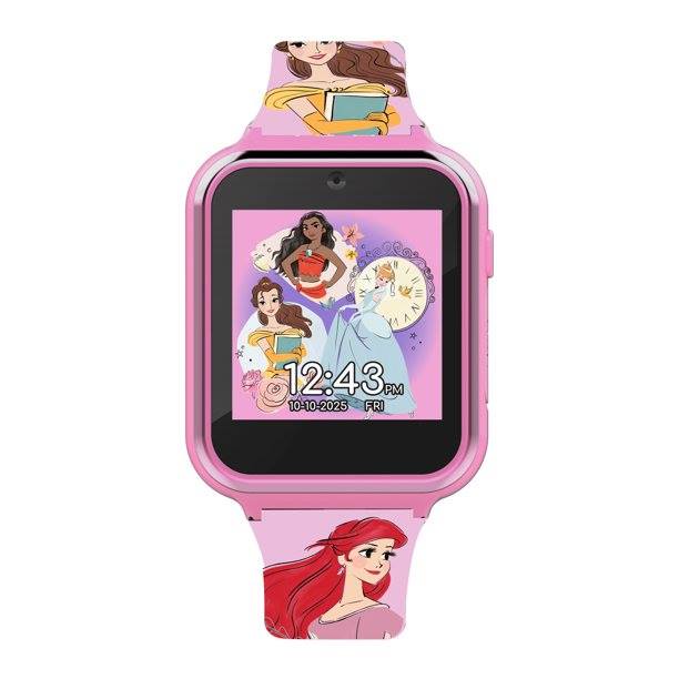 預購❤️正版❤️美國迪士尼 公主 小美人魚 睡美人 長髮公主 錄音 錄影 遊戲 觸控螢幕 指針 時鐘 多功能 手錶