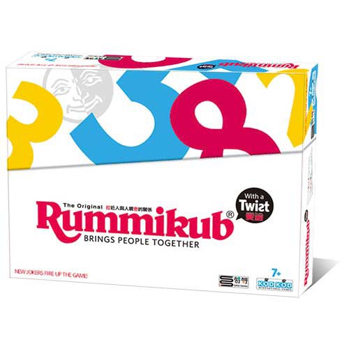 【桌覓桌遊】★滿千免運★ 下單前請先詢問現貨 拉密Rummikub 變臉扁盒版 家庭遊戲 親子益智桌遊