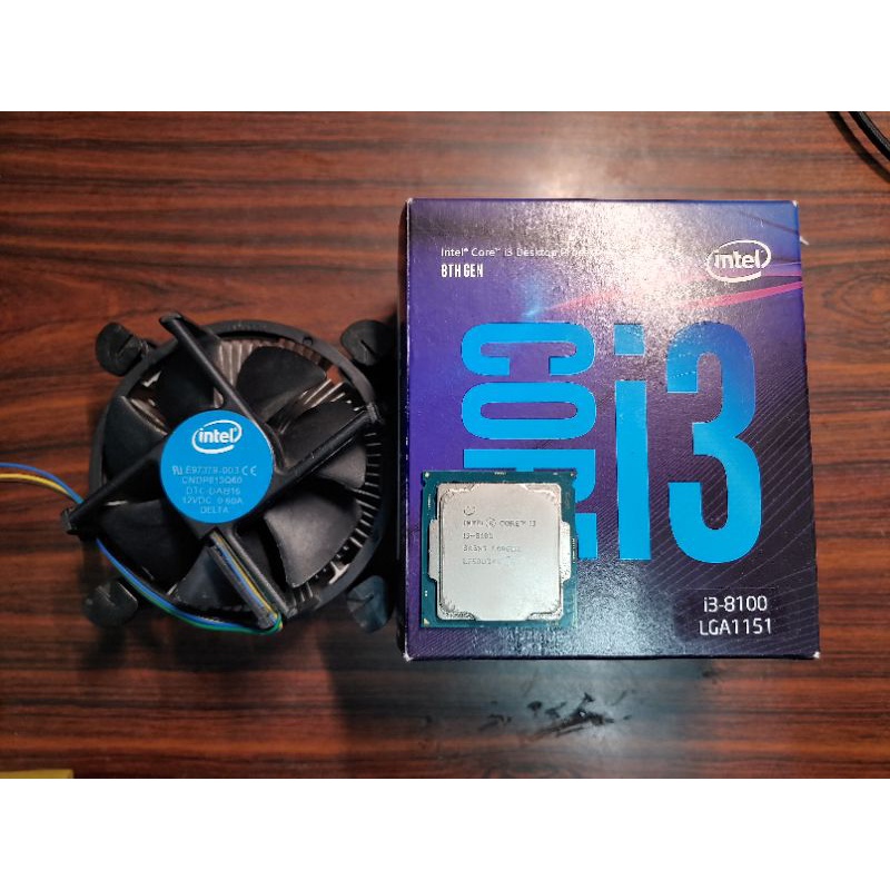 i3-8100 盒裝 二手 8代CPU