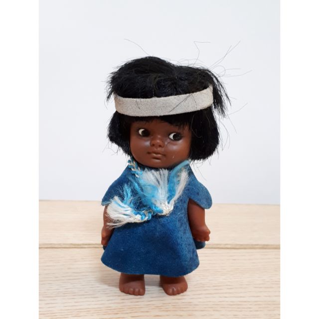 【舊派】七零年代 印地安 小黑娃 古董娃