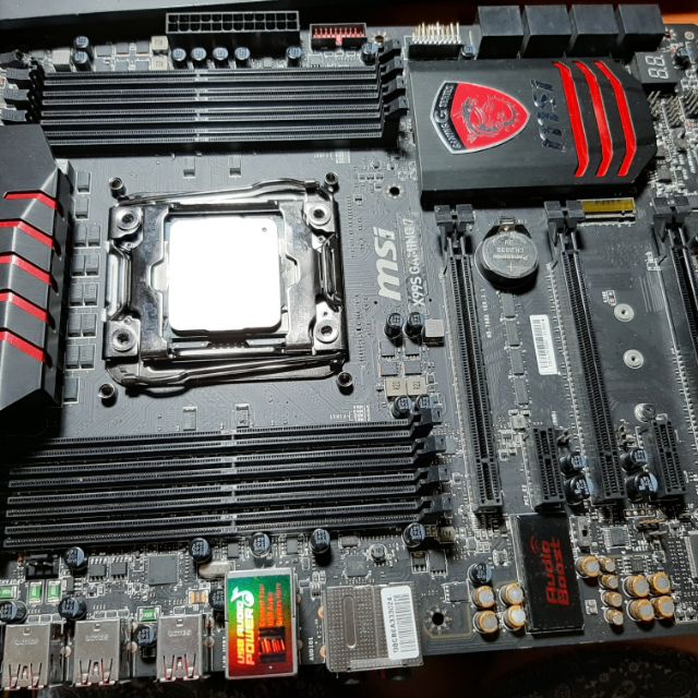 ack5420客訂CPU 5820K 不知哪邊故障的i7-5820k+msi x99 gaming7