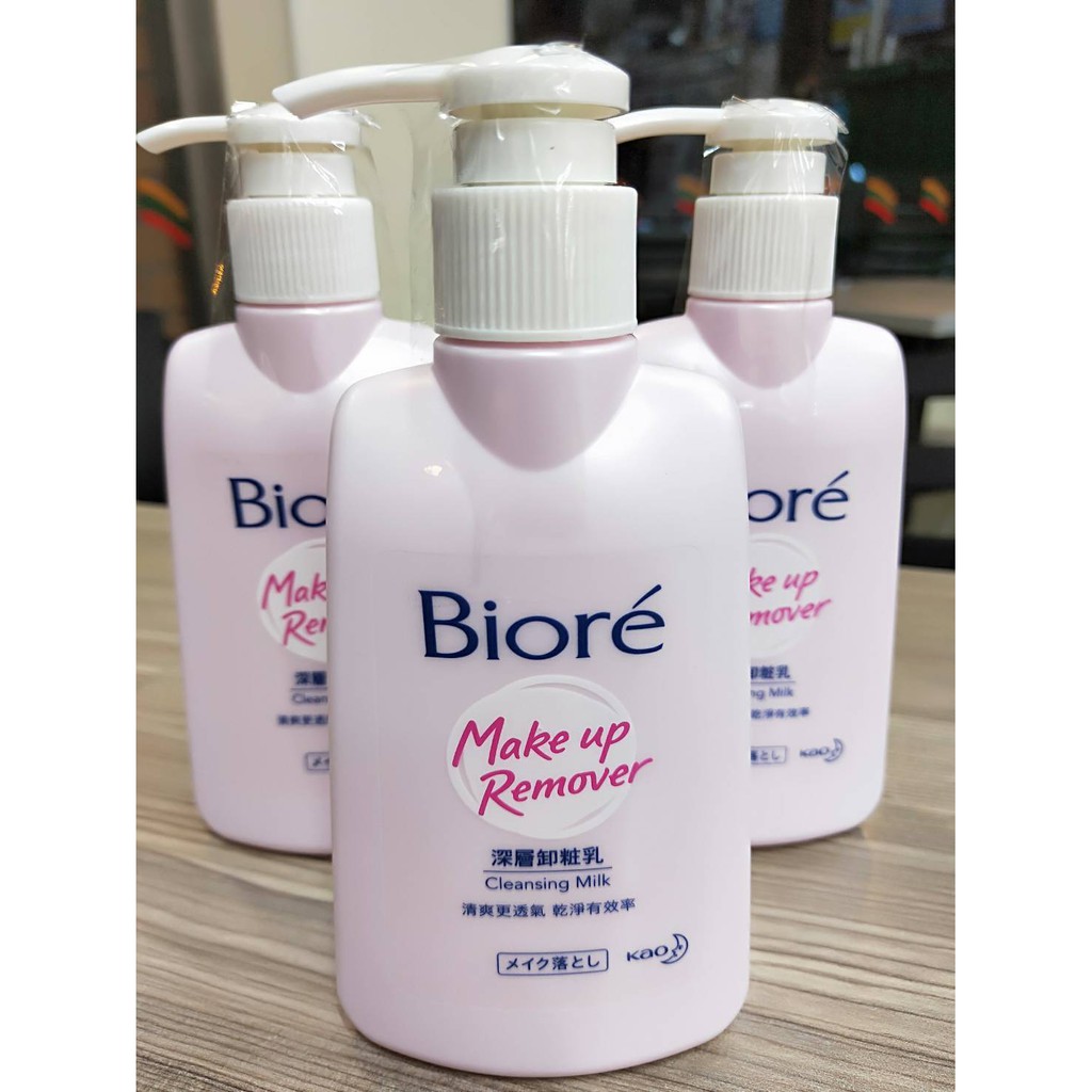 現貨免等馬上出貨 蜜妮卸妝乳biore 深層卸妝乳180ml 新包裝 可刷卡現貨效期最新 蝦皮購物