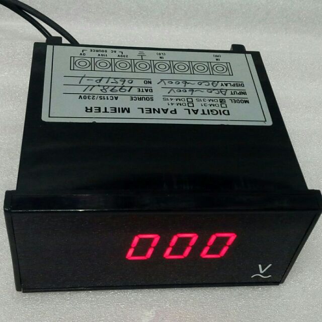🌞二手現貨保固 七泰 CHITAI 數位電壓(流)表 DM-31S 三位半數字錶 數位式電表 I/P:AC0~600V