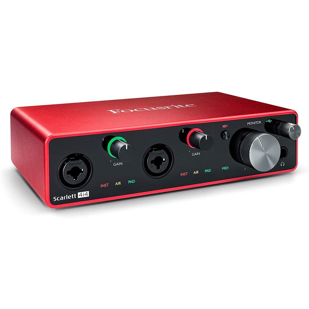 |預購| Focusrite Scarlett 4i4 3rd 第3代 歡迎來電洽詢《鴻韻樂器》錄音介面 原廠公司貨