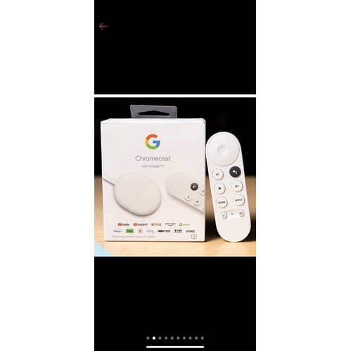 現貨 Google Chromecast with Google TV 第四代 串流播放裝置 白色 全新
