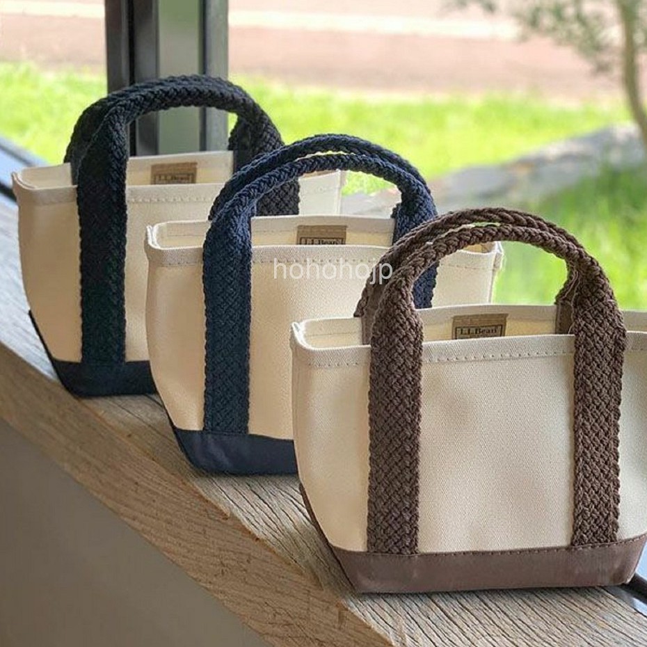 預購 L L Bean 編織提把帆布包手提包購物袋日本限定llbean 日本代購日本正品 蝦皮購物