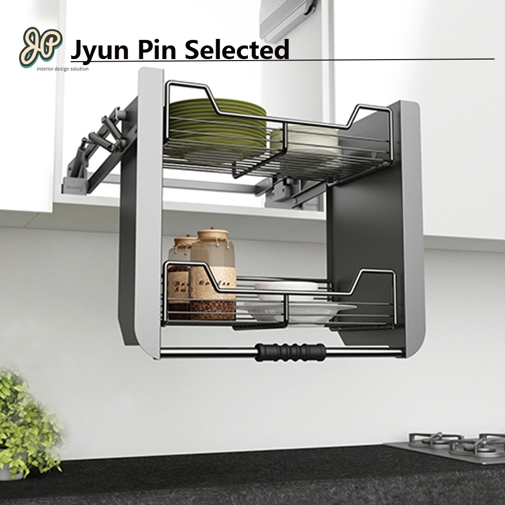 JAS 下拉式收納神器 廚房廚具昇降櫃｜Jyun Pin 駿品裝修