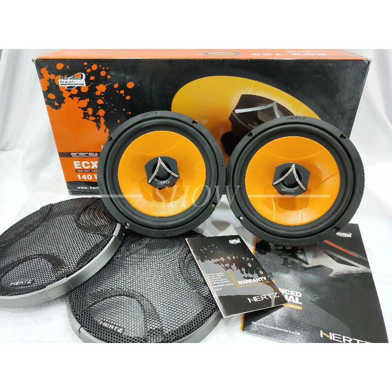 【🏪現貨秒出】💯全新義大利🇮🇹知名品牌🔈 赫茲 Hertz ecx 165 6.5吋 2音路同軸喇叭 汽車喇叭 車用喇叭