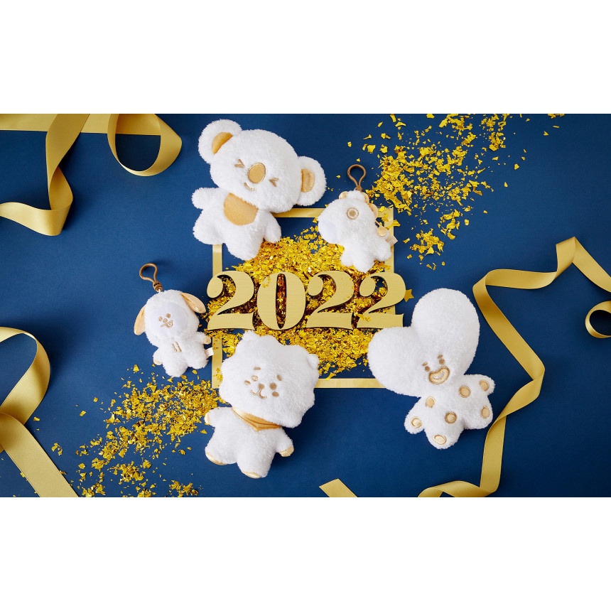 BT21 2022 NEW YEAR Twinkle Edition 金虎年閃耀款 RJ站娃 ‎Chimmy 全新未拆封