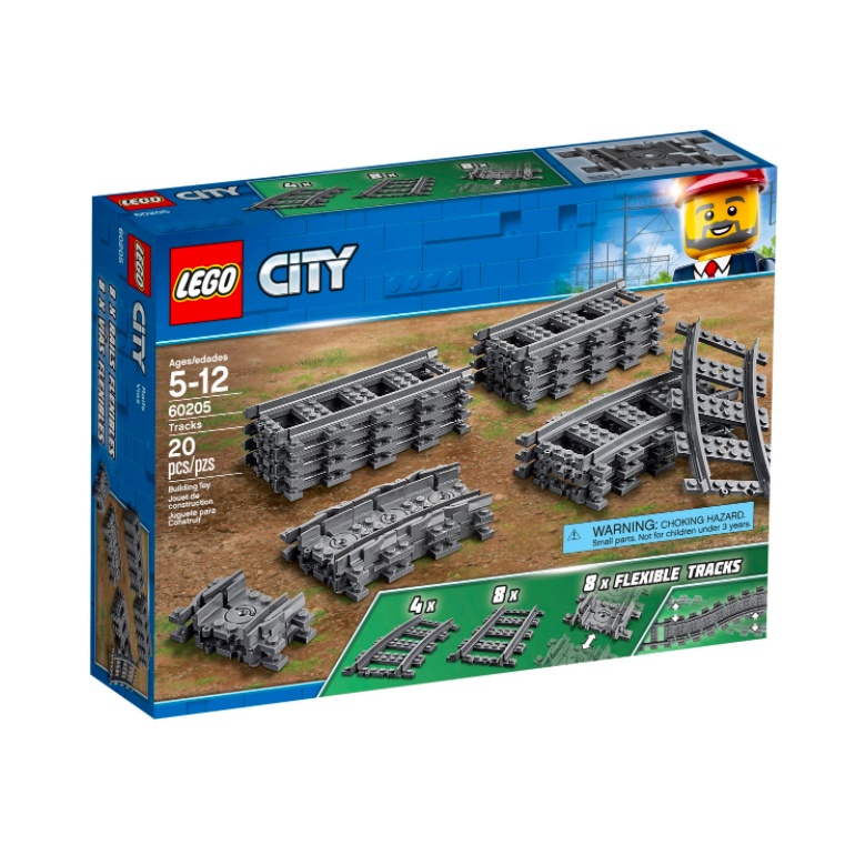 『現貨』LEGO 60205	City-軌道和彎道   盒組     【蛋樂寶】