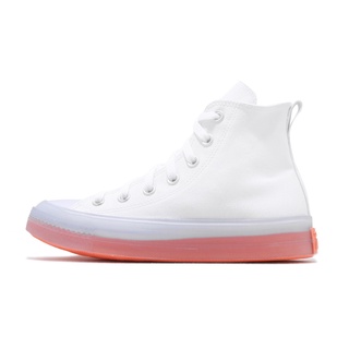 Converse 帆布鞋 Chuck Taylor All Star CX Hi 透明鞋 白 橘 男女鞋 高筒【ACS】