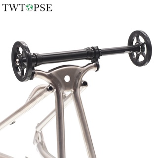 Twtopse 自行車易輪延長桿, 用於 Brompton 折疊自行車後貨架