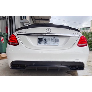 批發價‼️W205專用 正碳纖維Brabus巴博斯款尾翼 鴨尾 正卡夢實體店面 現貨供應 各式汽車空力套件 賓士