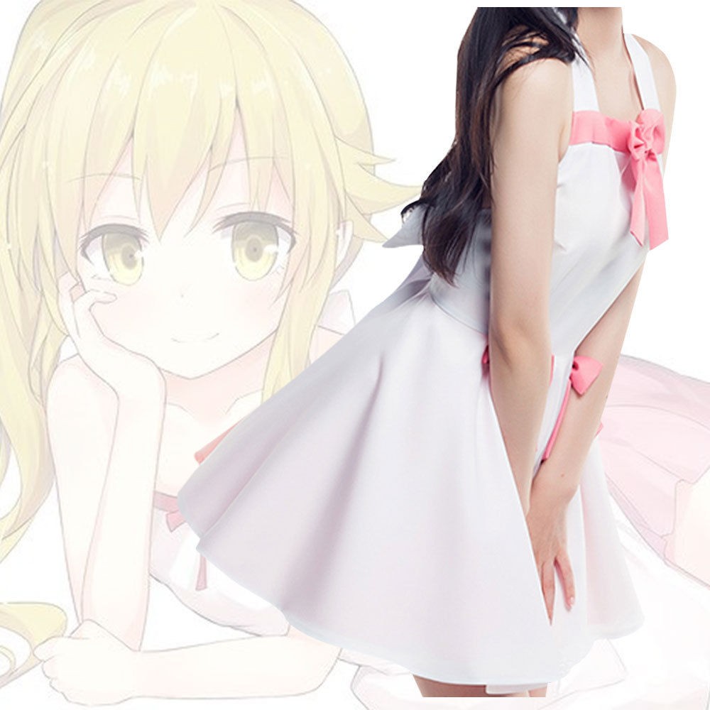 鑫博緣物語偽物語忍野忍cos超可愛小忍連衣裙套裝cosplay演出服裝 蝦皮購物