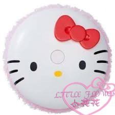 ♥小花花日本精品♥ Hello Kitty經典大臉造型圓形自動掃地拖地機器人可拆洗拖把布 居家清潔輕鬆04001300