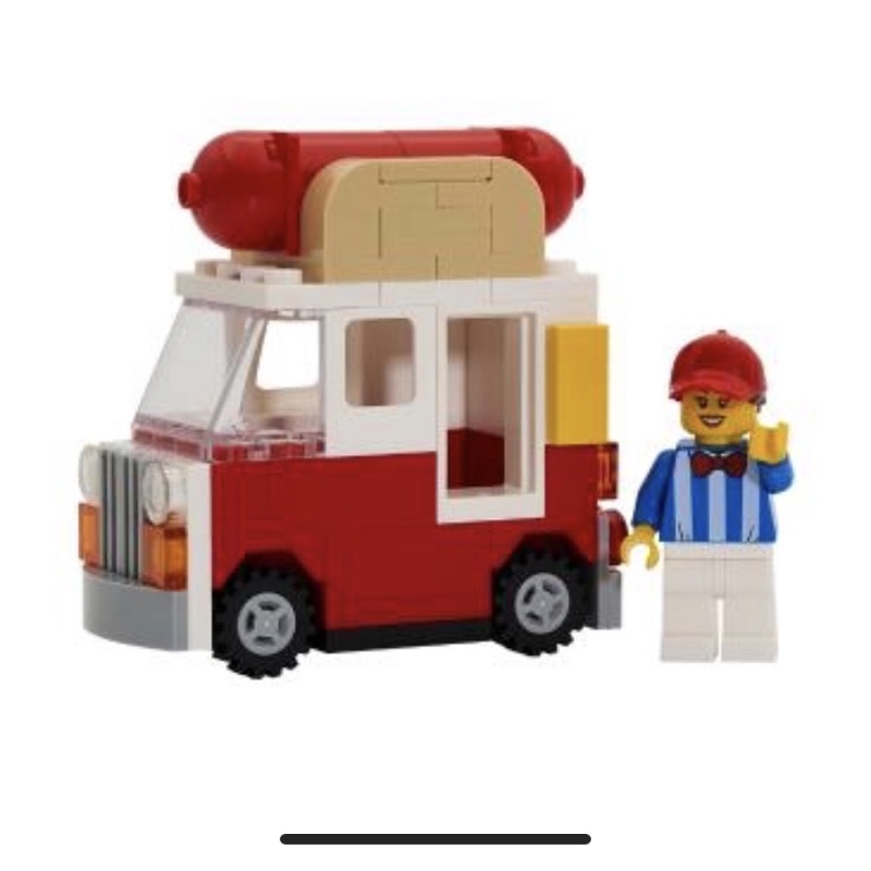 LEGO 樂高 熱狗 快餐車 全新未組裝