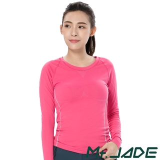 【Mt.JADE】 #快速出貨 女款 Evolution長袖無縫衣 運動時尚/吸濕排汗(2色)