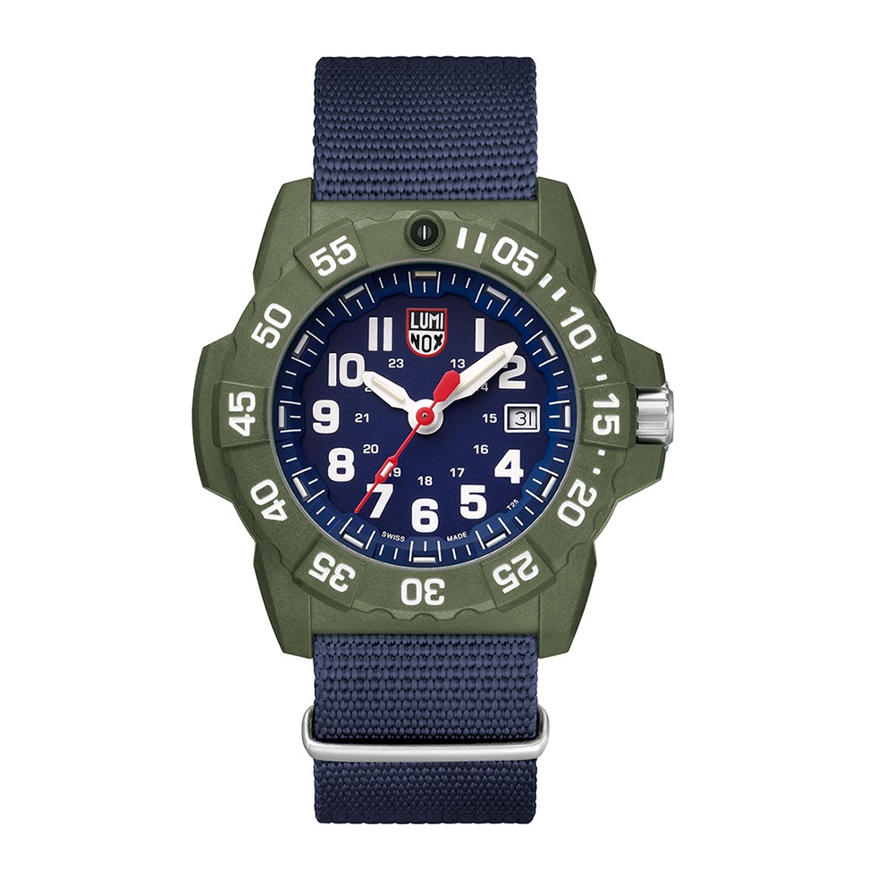 LUMINOX 雷明時 NAVY SEAL 海豹2代腕錶 – 藍x白時標/45mm 3503ND