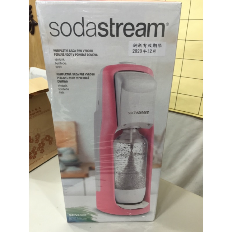 👍二手超優送不繡鋼水瓶👍Sodastream 免插電氣泡水機