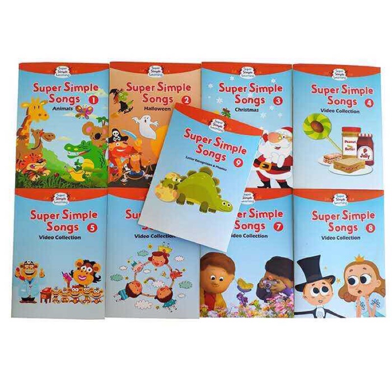 送料無料 非冷凍品同梱不可 super simple songs DVD 6枚組 | tatihome.com