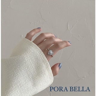 <Porabella>925純銀韓版愛心母貝戒指 小眾設計款甜美風格ins風 情人節 禮物 送女友 RINGS