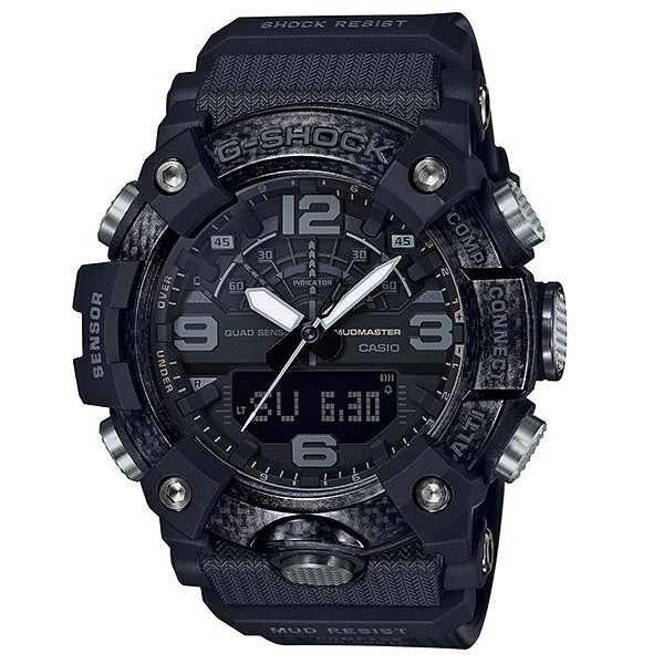 CASIO卡西歐G-SHOCK GG-B100-1B 專業人士打造6局電波接收數位羅盤溫度氣壓高度多項功能53.1mm