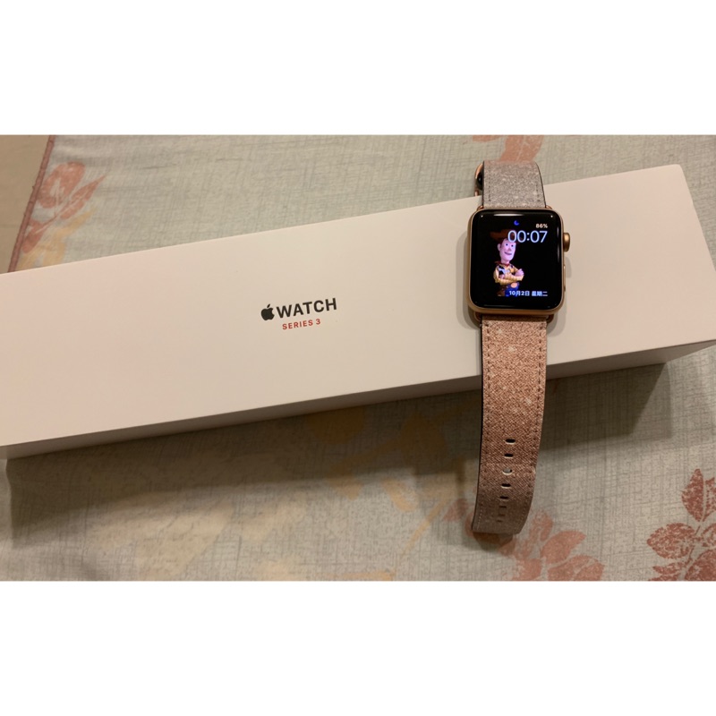 Apple Watch 3粉色 GPS+行動網路