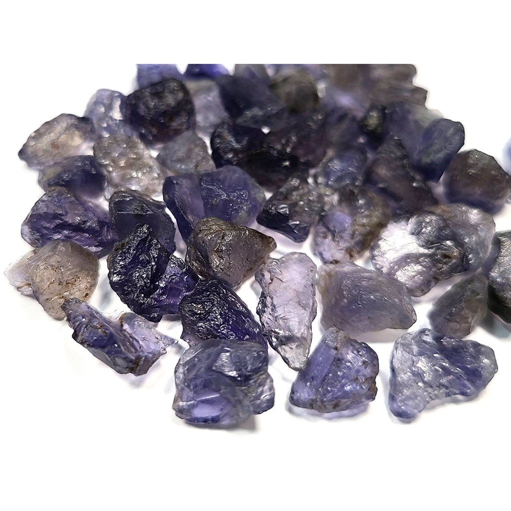***原礦屋*** 對應頂輪！藍紫色小礦！A級斯里蘭卡無處理堇青石原礦小標本！(寶石、礦石、礦標、冥想、靈修)