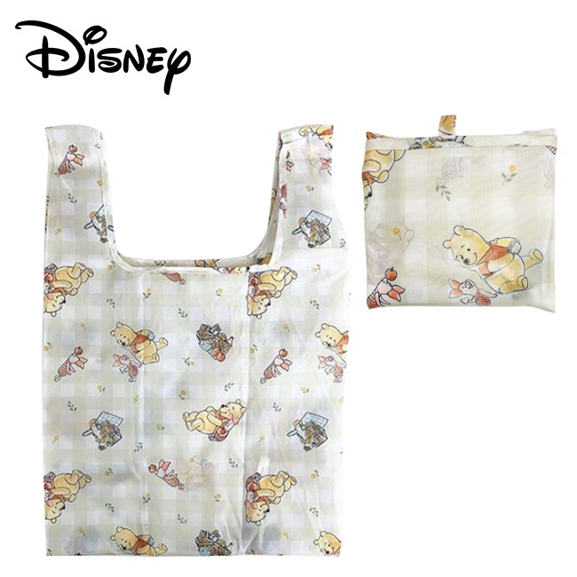含稅 小熊維尼 摺疊 購物袋 環保袋 手提袋 防潑水 維尼 Winnie 迪士尼 Disney 日本正版