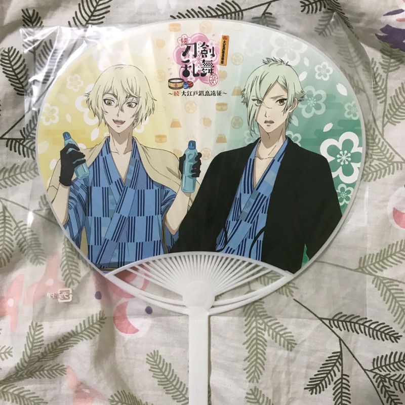 刀劍亂舞大江戶溫泉源氏兄弟髭切膝丸扇子 蝦皮購物