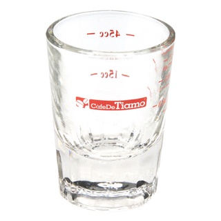 ※貝勒拉芙※TIAMO 義式咖啡厚底 玻璃量杯 2oz/HG0130