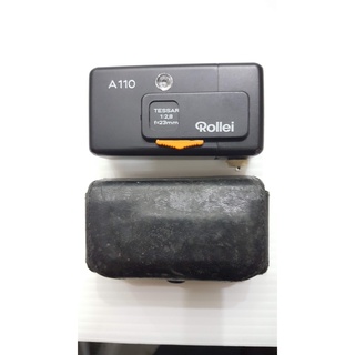 老件收藏 功能正常 德國製 Rollei A110 古董相機 底片相機 掌中小相機