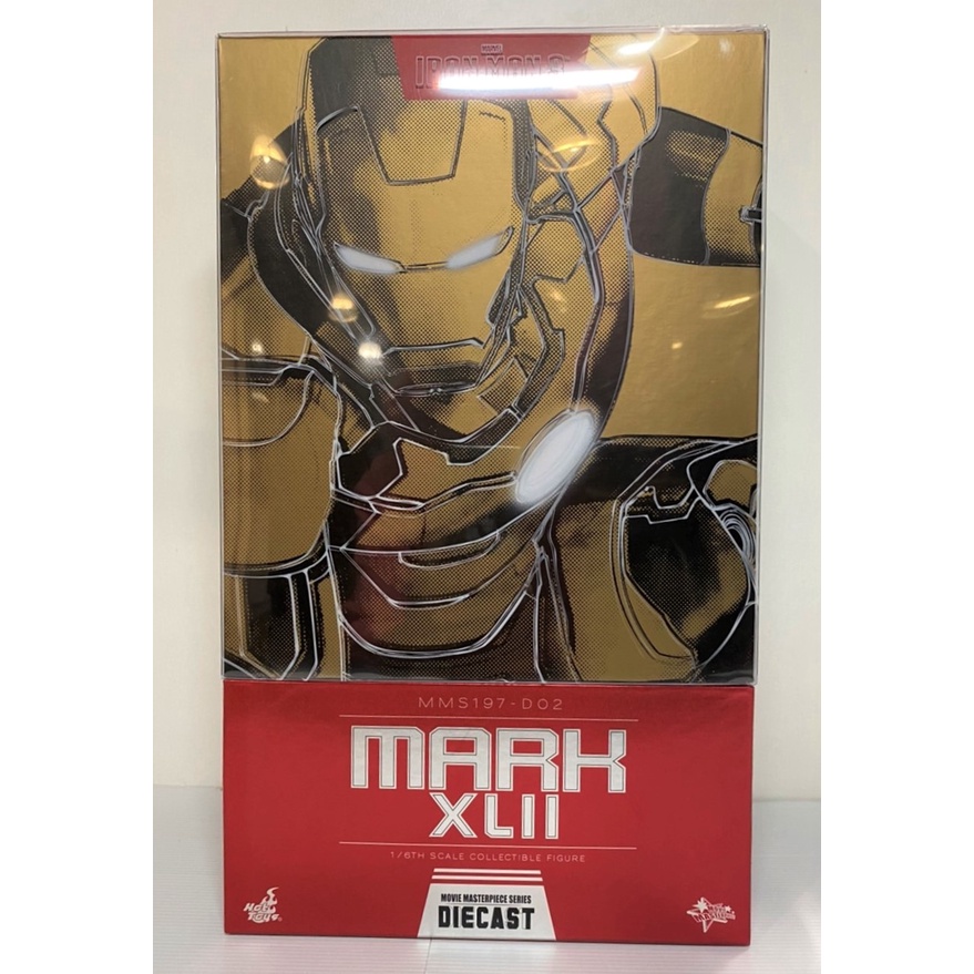 Hot Toys MMS197 D02  1/6比例 12吋 鋼鐵人 MARK42 (全新)