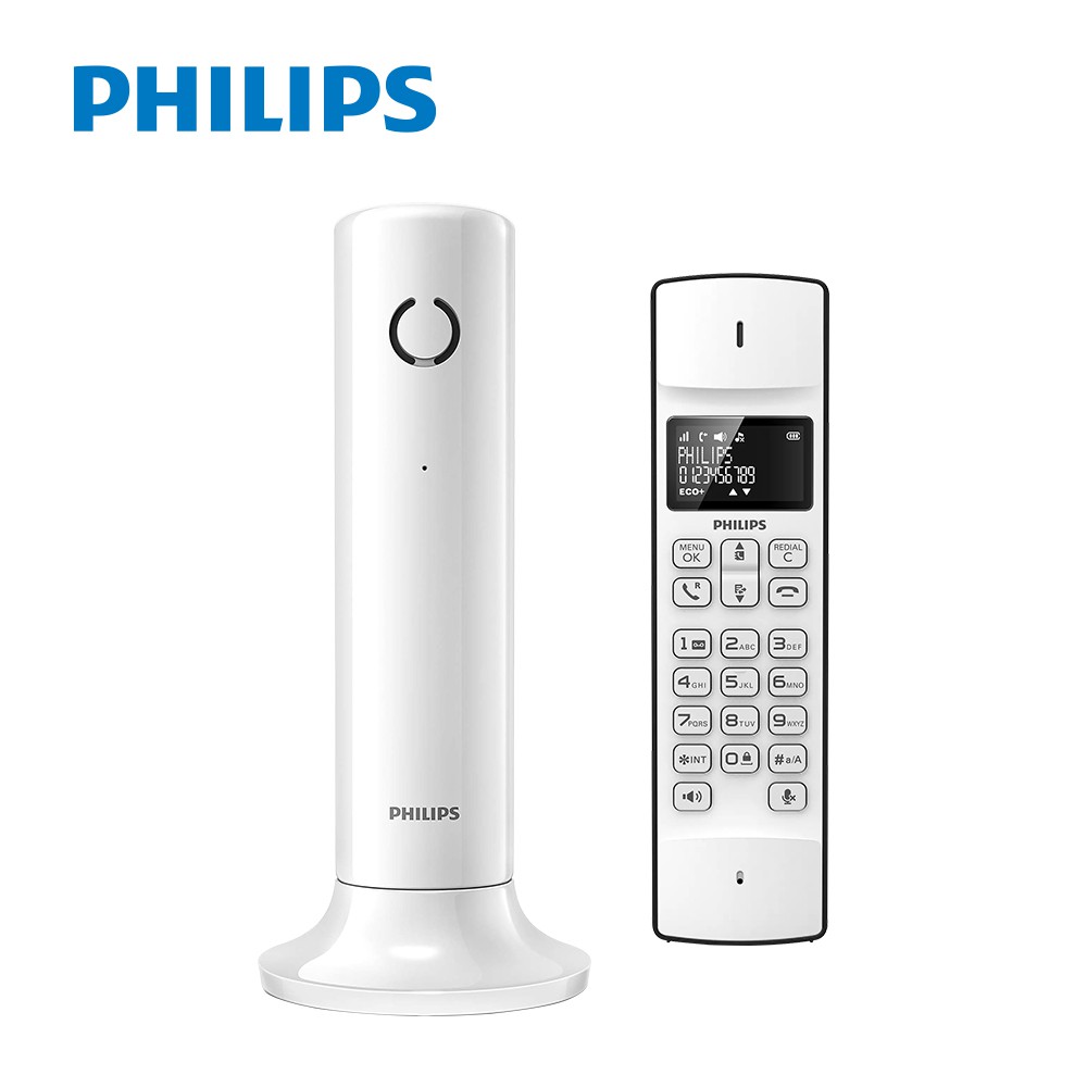 【蝦皮直營】PHILIPS 飛利浦 M4501W/96 Linea設計款無線電話 免持通話 家用電話 室內電話