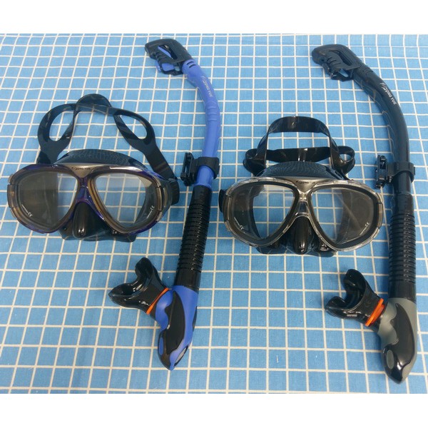 RongFei 潛水 浮潛矽膠蛙鏡＋矽膠乾式呼吸管 台灣製造 M3213DS 矽膠面鏡 潛水蛙鏡 矽膠乾式呼吸管