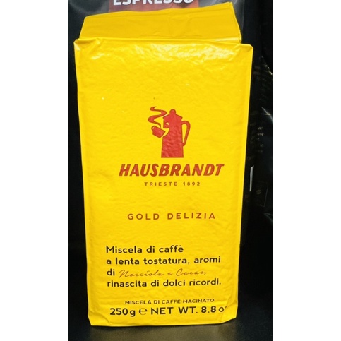 HAUSBRANDT ORO咖啡粉/Delizia 咖啡粉250g/包