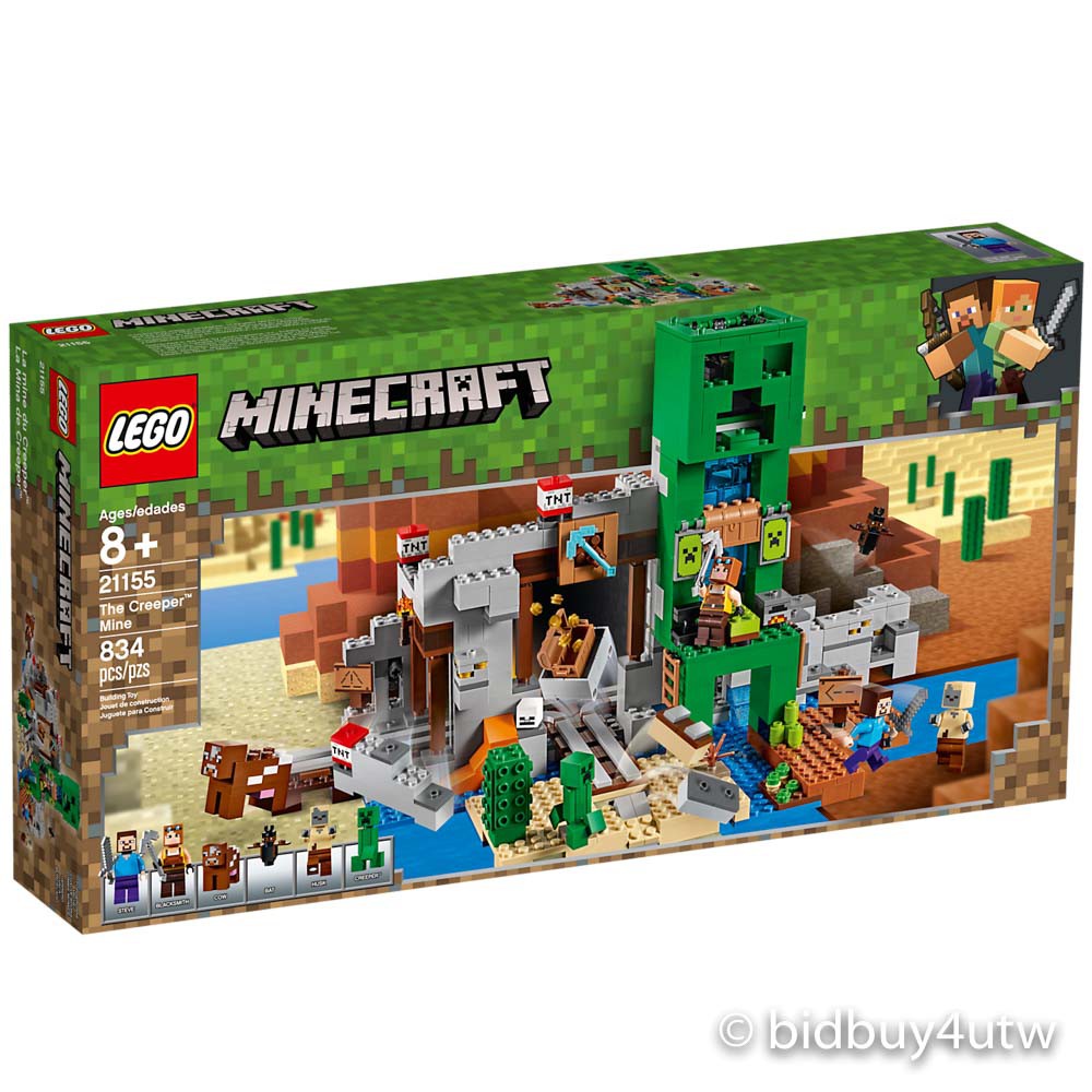 LEGO 21155 The Creeper Mine 當個創世神系列【必買站】樂高盒組| 蝦皮購物