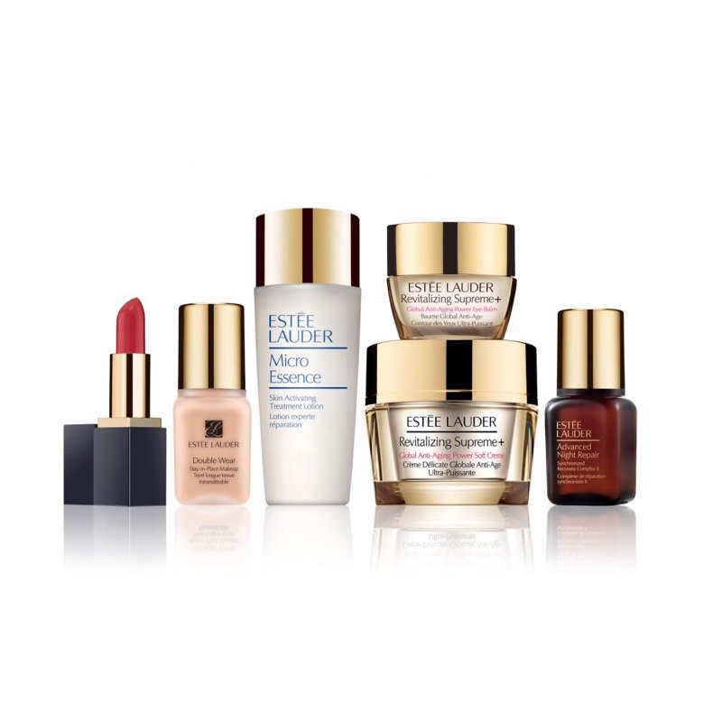 《BT小妞》雅詩蘭黛 EsteeLauder 贈品組 小棕瓶 原生露 420唇膏 無敵霜眼霜 無敵霜 零粉感粉底液