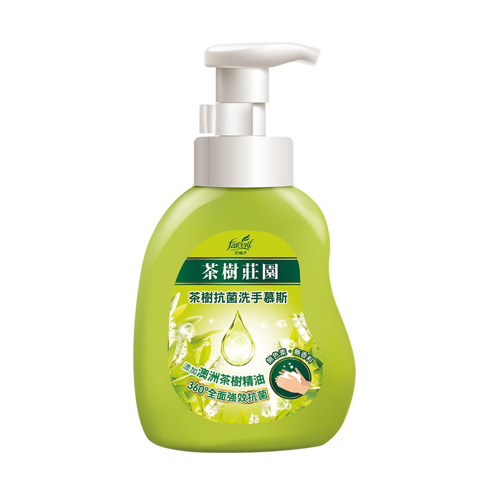 【蝦皮直營】茶樹莊園 茶樹抗菌洗手慕斯 500ml