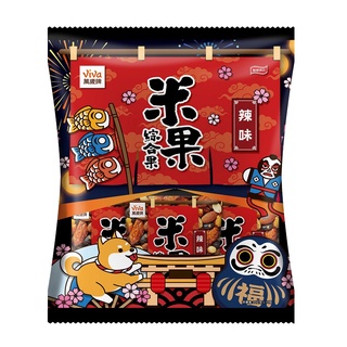 萬歲牌米果綜合果辣味 200g克x1 (20gx10包/袋)【家樂福】