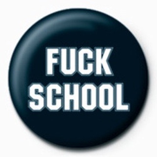 Fuck School 進口徽章 胸針 別針