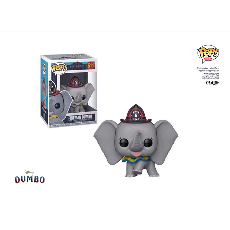 Artlife ㊁ FUNKO POP DISNEY Dumbo MOVIES Fireman 迪士尼 小飛象 消防員