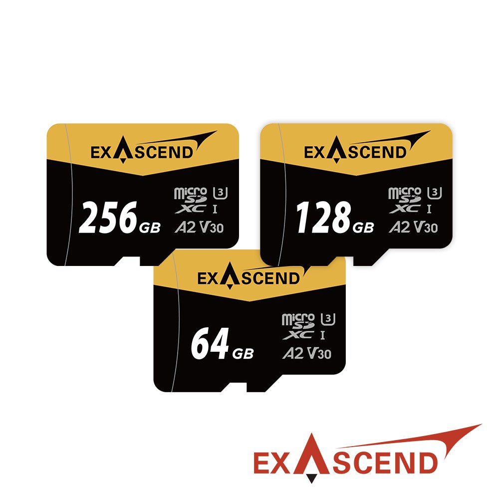 Exascen 64GB 128GB 256GB Exascend 記憶卡 microSD V30 現貨 蝦皮直送